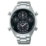 SEIKO Prospex Solar Chronograph Limited Edition SFJ003P1 42mm Nerūdijančio plieno juodas ciferblatas