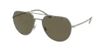 RALPH LAUREN PH3139-9429-3 Vyri&scaron;ki Akiniai Nuo Saulės Juodas Propionato Rėmas Pilki Polikarbonato Lę&scaron;iai 57mm