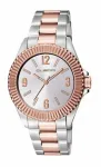 CUSTO Woman Watch CU047205 (40mm) - Quartz Analog Stainless Steel Leather Black