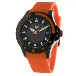 Folli Follie Dynamic vyri&scaron;kas analoginis kvarcinis laikrodis, 40 mm nerūdijančio plieno korpusas, juodas ciferblatas, odinis dirželis