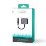 Joyroom Adapter DAC 2-in-1 Lightning to Lightning/Lightning, 60W, 0,12m, Black (JR-SY-L02)