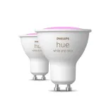 Philips Hue White and Colour Ambience GU10 prožektorius &ndash; i&scaron;manusis &ndash; (2 vnt. pakuotė)