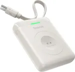 &ldquo;Baseus EnerFill FW11 5W Power Bank, skirta Apple Watch, su įmontuotu kabeliu - balta&rdquo;
