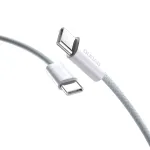 Dudao L6C USB-C į USB-C 60W PD 2m Baltas