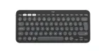 Logitech Pebble Keys 2 K380s belaidė klaviatūra Universal RF Wireless + Bluetooth QWERTY US International Graphite