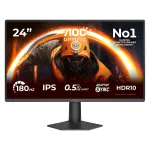 AOC 24G50F žaidimų monitorius, 60,5 cm (23,8 colio), Full HD IPS, 180 Hz, 4 ms, HDR, HDMI, DisplayPort, VESA