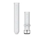 HAMA Garmin 20 mm Quick Release silikoninis laikrodžio dirželis, Mist Grey/Whitestone