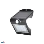 BEMKO TRINGO saulės energija maitinamas LED prožektorius 1.5W 220lm 4000K IP65 juodas su PIR jutikliu C83-SOT-001BL-PIR