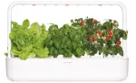 Click & Grow Smart Garden 9 9 podų vidaus žolelių ir daržovių sodas su LED auginimo lemputėmis, savaiminis laistymas, baltas