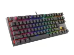 Žaidimų klaviatūra GENESIS THOR 303 TKL CZ/SK RGB ap&scaron;vietimas mechaninė raudona juoda Hot Swap