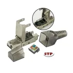 Techly 101911 RJ45 Cat6a 10G modulinis ki&scaron;tukas be įrankių, STP
