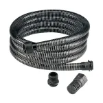 IMULETKU 7m armuota PVC siurbimo žarna su dugno vožtuvu ir spaustuvais, 1 colio
