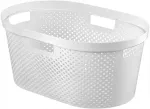 CURVER Infinity perdirbto plastiko skalbinių krep&scaron;ys 40L 59x39x27cm baltas