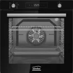 Simfer BI-81608P pirolitinis įmontuojamas orkaitė, 80 L, 10 funkcijų, elektroninis jutiklinis valdymas, A energijos klasė, juoda