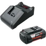 Akumuliatoriaus starterinis rinkinys Bosch GBA 36V 6.0Ah su AL 36V-20 įkrovikliu, juoda