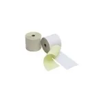 Kores AR5725 kasos aparatų ritinėliai, 2 sluoksnių be anglies, balti/geltoni, 57 mm x 25 m, 12 mm &scaron;erdis, 5 ritinėliai