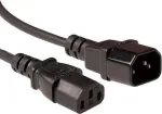 ACT AK5214 maitinimo kabelis 1,2 m C14 į C13, juodas