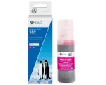 G&G | Ninestar suderinamas purpurinės spalvos ra&scaron;alo buteliukas Epson 102 (C13T03R340) - 70ml, dažinis, EcoTank serijai