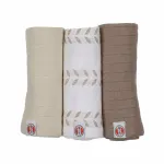 Lodger Swadler Solid Matcha medvilninis vystyklas, Birch, 70x70 cm, 3 vnt.