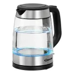 Bartscher 200096 stiklinis elektrinis virdulys 1,7 l, 2200 W, sidabrinis