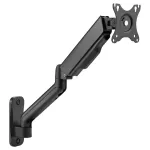 Techly ICA-LCD G112E sukiojamas sieninis monitoriaus laikiklis su dujų spyruokle, vienam 17-32 colių (43-81,3 cm) ekranui, 9 kg