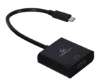 USB Type-C į HDMI adapteris Gembird A-CM-HDMIF-03, USB 2.0/3.2 Gen2, 3840&times;2160@30Hz, juodas