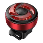 Galinis dviračio žibintas Superfire BTL02 USB, 330 mAh baterija, įkraunamas per USB, galinis saugos žibintas