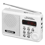 Ne&scaron;iojamas radijo imtuvas SENCOR SRD 215 W MP3, USB, SD