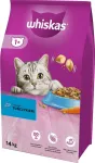 Whiskas sausi kačių ėdesiai suaugusioms katėms, tuno ir daržovių skonio, 14 kg