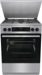 Gorenje GKS6C71XF Laisvai pastatoma viryklė su orkaite Sidabrinė