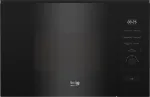 Beko BMGB20212B integruojama mikrobangė su grilliu, 20 l, 800 W, grillio galia 1000 W, 31,5 cm lėk&scaron;tė, elektroninis valdiklis, juodos spalvos