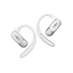 SHOKZ OpenFit Air, balti belaidžiai ausinės su ausų kabliukais, skirti pokalbiams/muzikai/sportui/kasdieniam naudojimui, Bluetooth, balti