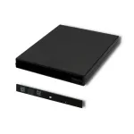 I&scaron;orinis optinių diskų korpusas CD/DVD SATA USB 2.0 9,5 mm