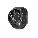 Hama Fit Watch 6910 i&scaron;manusis laikrodis, 1,32" AMOLED ekranas 466 x 466, GPS, Bluetooth, IP68, juodas/tamsiai pilkas