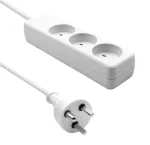 ProXtend KIT3-KIT10W 3-ių lizdų ilgintuvas su apsauga nuo vir&scaron;įtampių