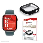 Displex 02133 Full Body apvalkalas Apple Watch Series 11/10 (42 mm), juodas