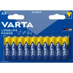 Vienkartinė baterija Varta High Energy AA 20 vnt. pakuotė