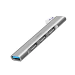 LogiLink USB 3.2 Gen1 4 prievadų USB-A &scaron;akotuvas 1x USB 3.0 AF 3x USB 2.0 AF UA0436