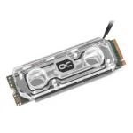 Alphacool HDX Apex M.2 2280 SSD vandens au&scaron;intuvas, akrilinis aRGB