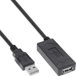 InLine USB 2.0 aktyvus ilgintuvas, USB-A ki&scaron;tukas / lizdas, 12,5 m