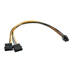 InLine maitinimo adapterio laidas 2x 5.25 colio / 6 kontaktų PCI-E MF17784
