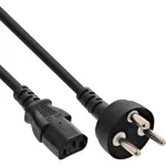 InLine maitinimo laidas Danijos Type K ki&scaron;tukas / 3 kontaktų IEC C13 ki&scaron;tukas, 3 m