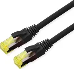 Roline 21.15.0751 RJ45 tinklo kabelis, jungiamasis kabelis CAT 6a S/FTP 1 m juodas 1 vnt.