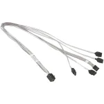 Supermicro - SATA / SAS kabelis - Mini SAS HD (SFF-8643) į SATA - 50/50/60/70 cm - skirtas A+ Server 1013, SuperServer 5018, 5019, 5019S, SuperStorage Server 5019D8