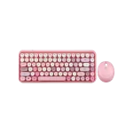 Perixx PERIDUO-713 Pink DE belaidė klaviatūra ir pelė, voki&scaron;kas QWERTZ i&scaron;dėstymas, rožinė (11713)