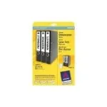 Etiketės segtuvams Avery L4763-20 mėlynos 192&times;38 mm (140 vnt.)