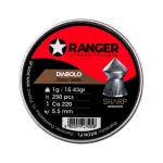 5.5 mm RANGER Diabolo Professional Sharp Grooved Point 250 &scaron;ratai