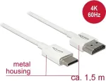 HDMI kabelis DeLOCK 85143 1,5 m HDMI A tipo &ndash; HDMI C tipo baltas