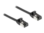 DeLOCK RJ45 tinklo kabelis, ki&scaron;tukas&ndash;ki&scaron;tukas, Cat.8.1, 2 m, juodas