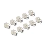 DeLOCK 88119 keystone modulis plok&scaron;čias baltas RJ-45 10 vnt.